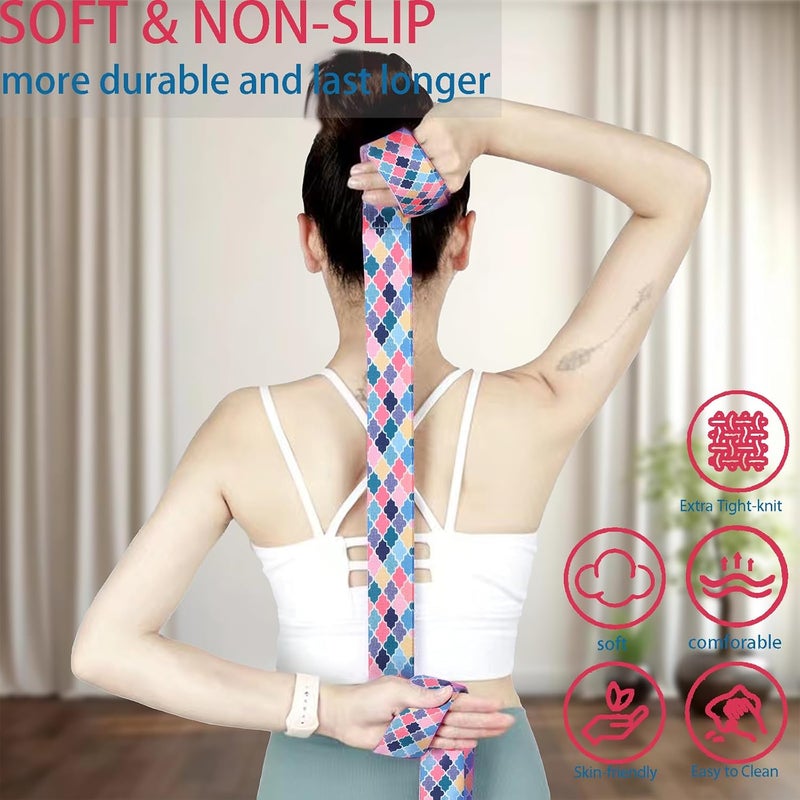 Kolti Yoga Exercise Adjustable Straps 8FT with Durable D-Ring for Pilates & Gym Workouts | Hold Poses, Stretch, Improve Flexibility & Maintain Balance - Image 5